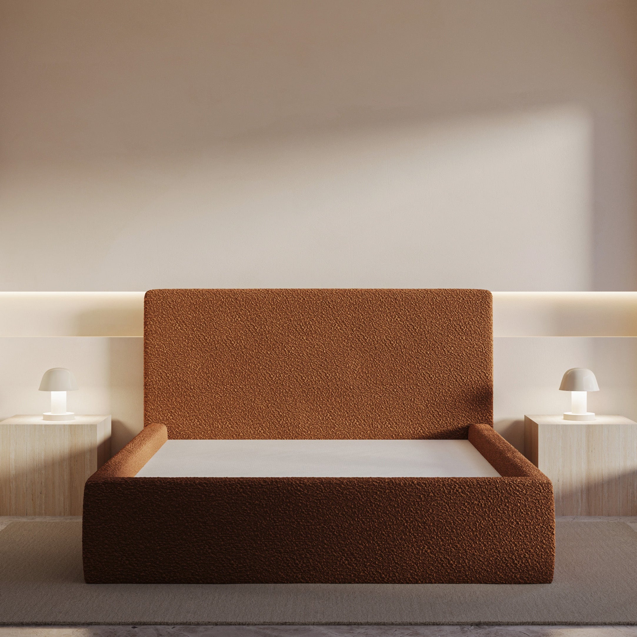 Marshmallow Bed in Orange