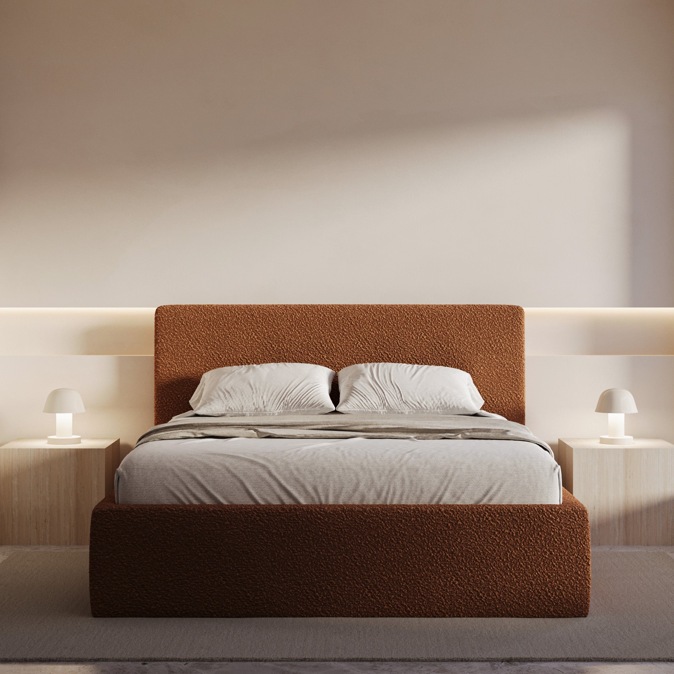Marshmallow Bed in Orange