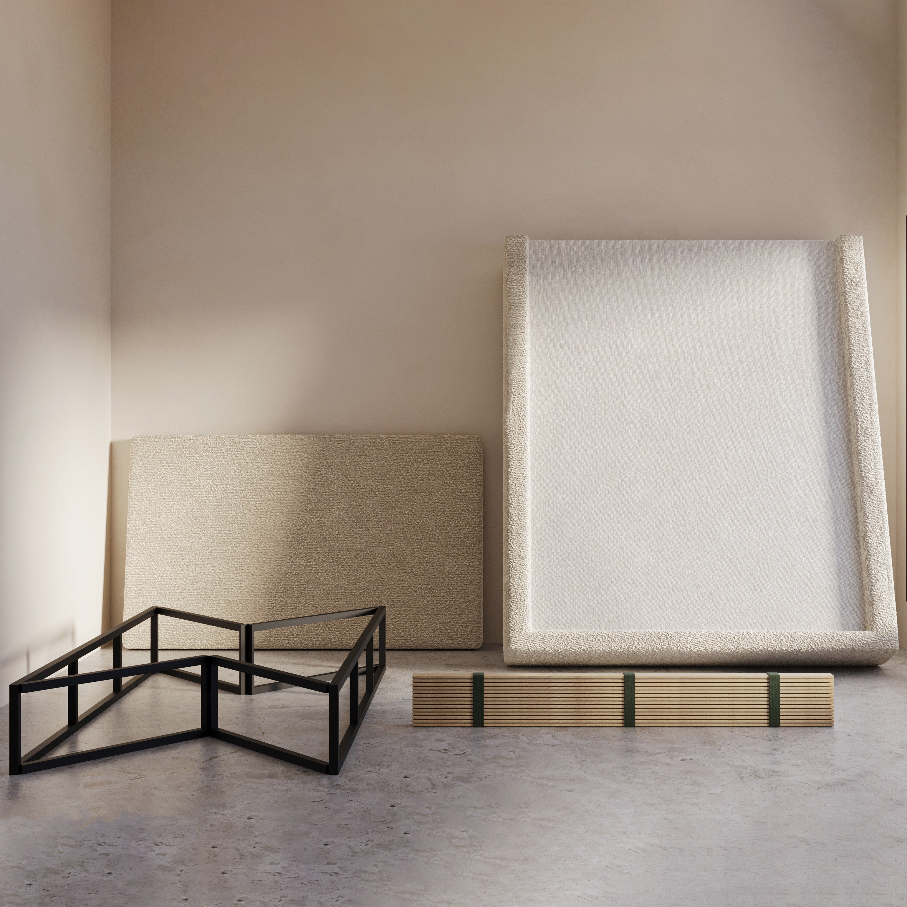 Marshmallow Bed in Beige