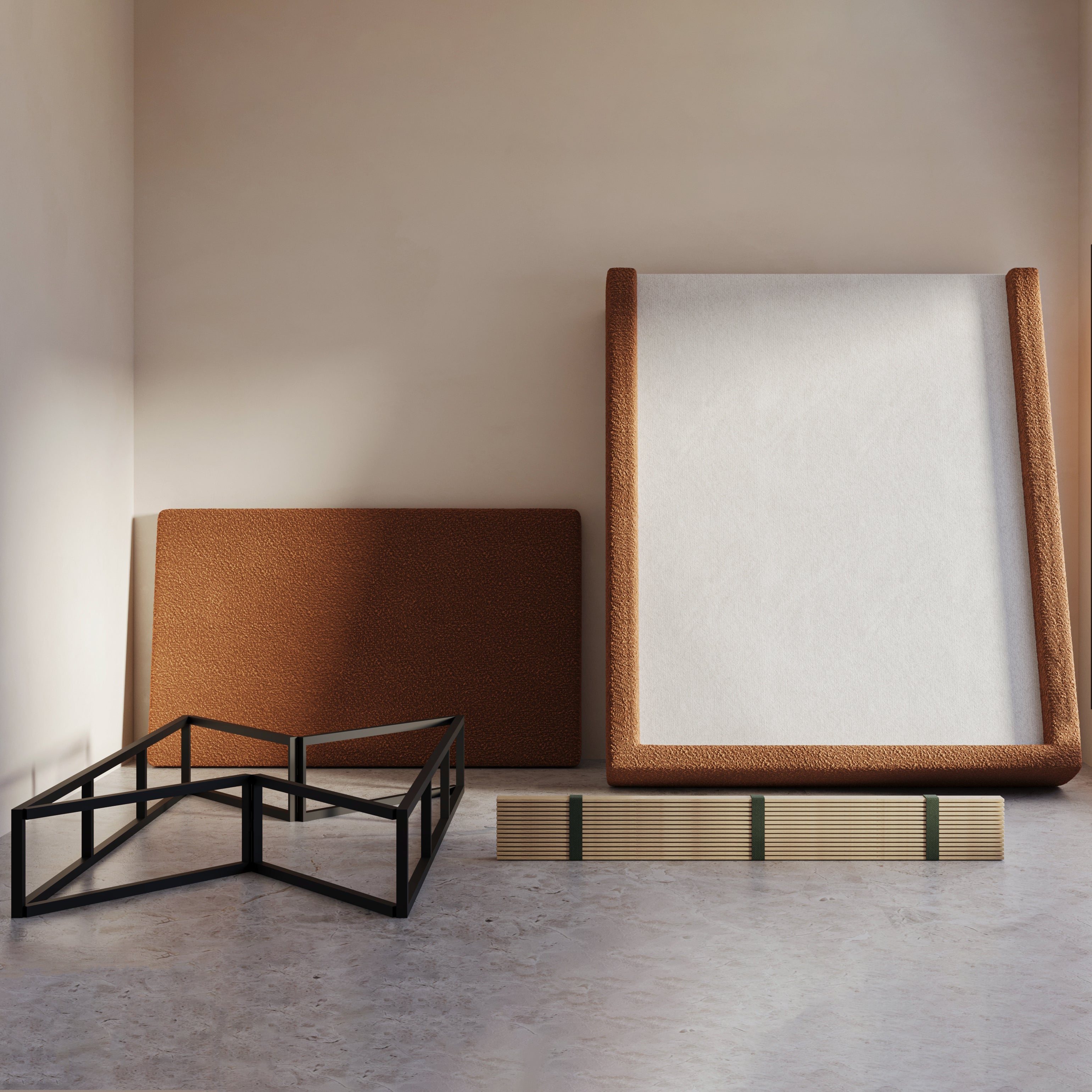 Marshmallow Bed in Orange