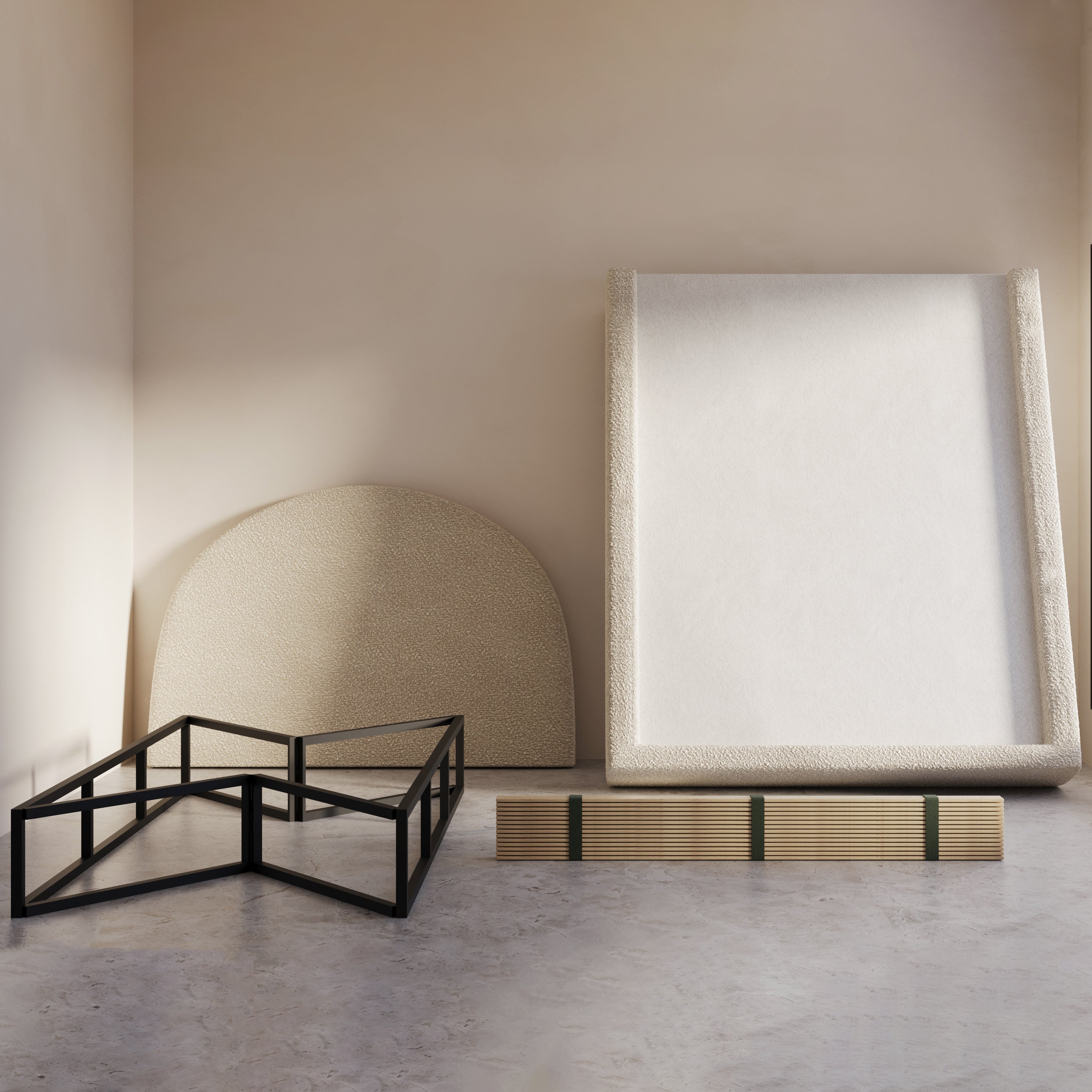 Marshmallow Bed in Beige